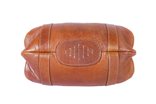 Alpenleder Alpenleder Kulturtasche RUGBY, Cognac, – Produktbild 2 von 4