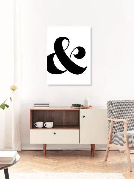 Photocircle Photocircle Poster / Leinwandbild - Ampersand – Produktbild 3 von 4