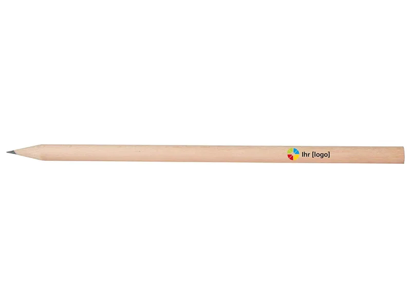 FSC-zertifizierter Bleistift rund 17,5 cm, natur aus Lindenholz – Produktbild 1 von 1