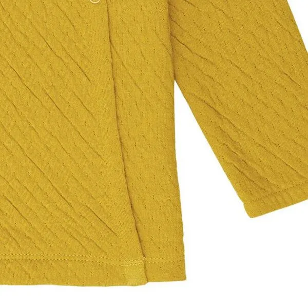Sense Organics sense-organics Baby Wickeljacke *YURI* Mustard GOTS Bio | Sense Organics – Produktbild 3 von 4
