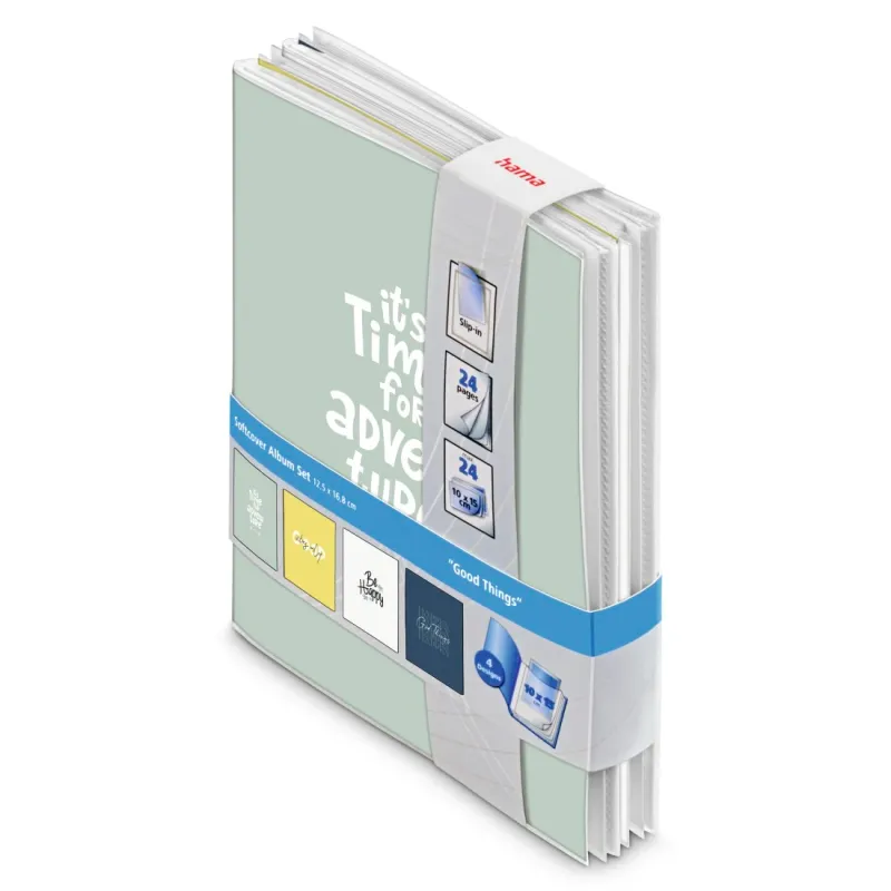 Hama Hama Softcover-Album-Set "Good Things" für 4 x 24 Fotos im Format 10 x15 cm – Produktbild 1 von 4