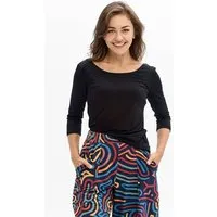 KOKOworld KOKOworld Damen Bluse SALSA – Figurbetontes Shirt aus LENZING ECOVERO Viskose – Produktbild 1 von 1