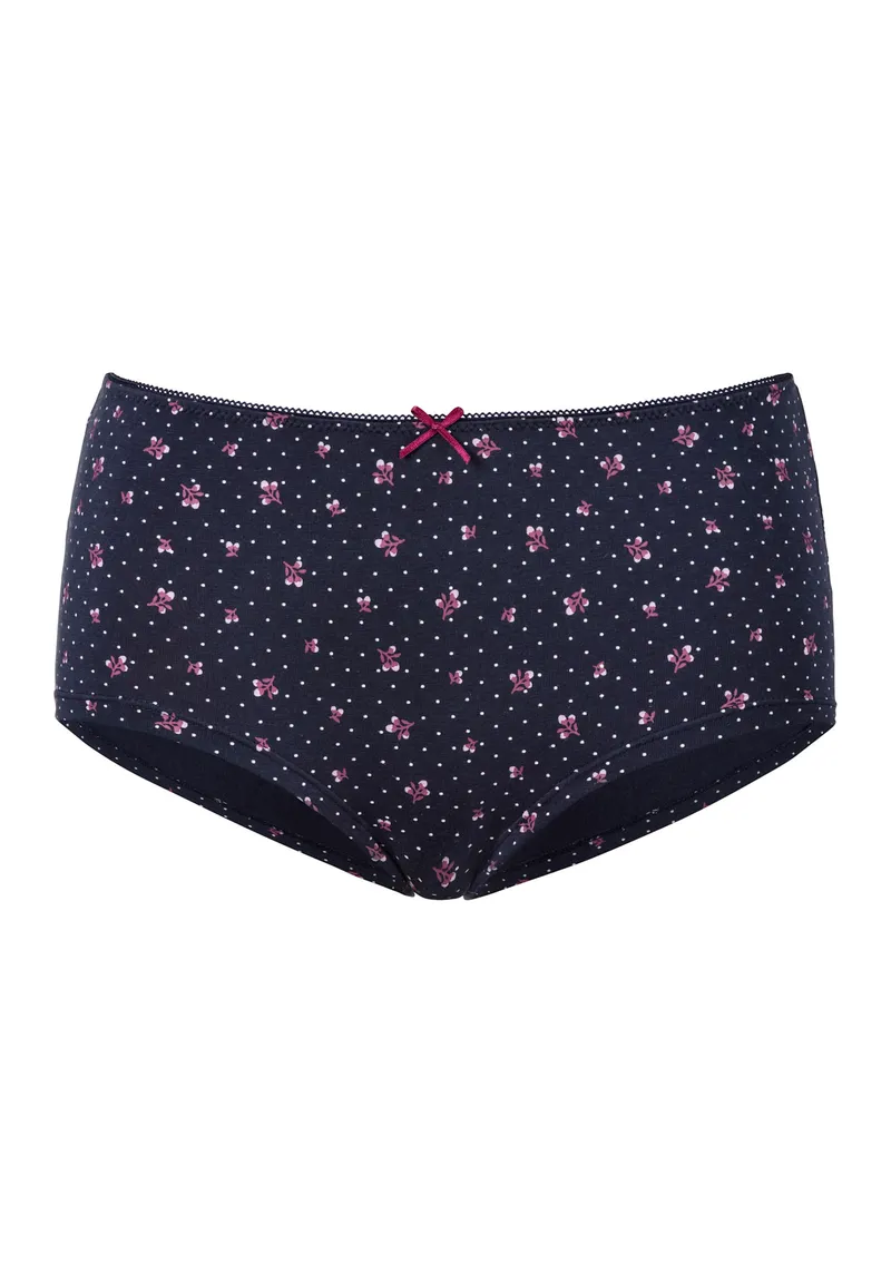petite fleur by Lascana Hipster navy, berry, Navy, berry, – Produktbild 1 von 3