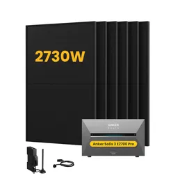 Anker Anker SOLIX Solarbank 3 E2700 Pro Solaranlage, mit 6 x 455W Bifazialen Solarmodulen, by Powerness - 2.7kWh / 1 x Smart Meter / Selbstabholung – Produktbild 1 von 1