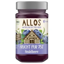 Allos Allos Heidelbeer-Fruchtaufstrich Frucht Pur – Produktbild 1 von 1