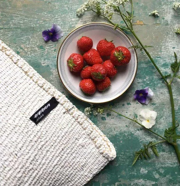 Mifuko KIONDO Körbe S - Sisal Aufbewahrungs- & Pflanzkorb - Upcycling by Mifuko, Weiß, – Produktbild 4 von 4