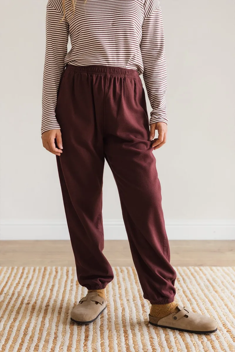 TWOTHIRDS TWOTHIRDS Damen vegan Hose Solmara Russet Brown, Braun, – Produktbild 1 von 2