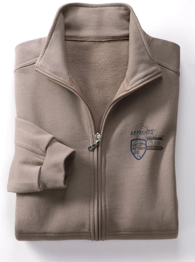 Catamaran Sweatjacke, Taupe, – Produktbild 2 von 2