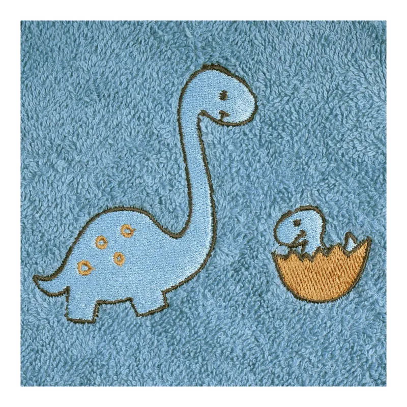 Wörner Wörner Kapuzenbadetuch 80x80 cm blau, Blau, – Produktbild 4 von 5