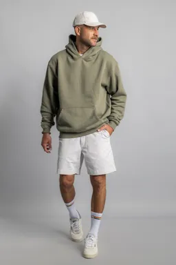 DIRTS DIRTS Herren vegan Kurze Bermudas Ungefärbt Beige – Produktbild 1 von 1
