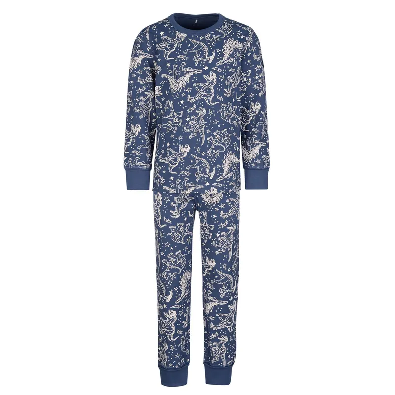 Polarn O. Pyret SLEEP - DINO NIGHT PYJAMAS SET AOP – Produktbild 1 von 1