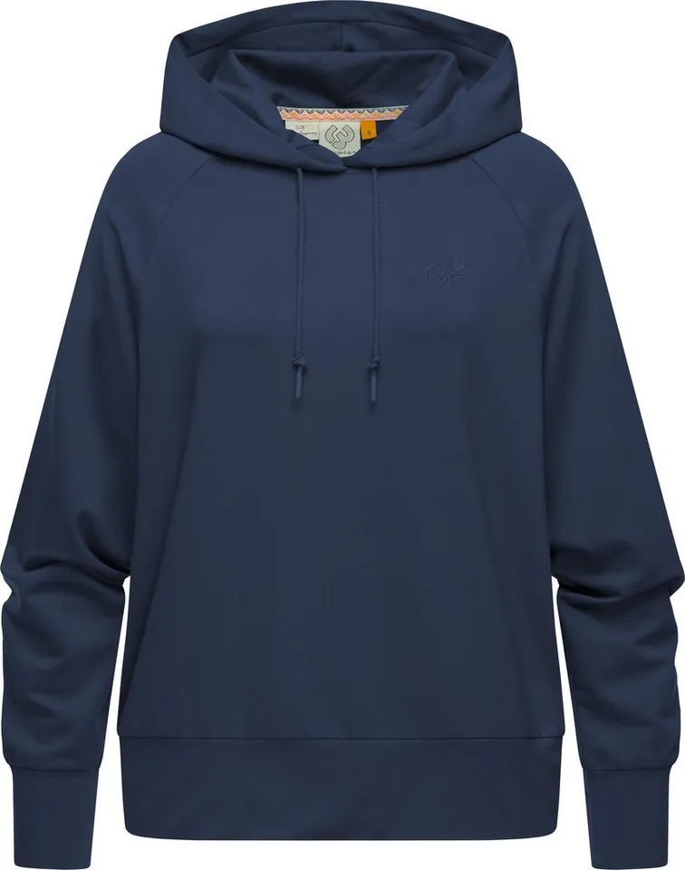 ragwear ragwear Kapuzensweatshirt Tonna Moderner Damen Hoodie in angesagtem Oversize-Schnitt, Blau, – Produktbild 2 von 3