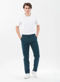 ORGANICATION ORGANICATION Herren vegan Regular Chino Hose Navy – Produktbild 1 von 1