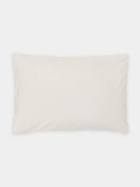erlich textil erlich textil Fred Kopfkissenbezug aus weicher Bio-Baumwolle, made in Europe, Sand, – Produktbild 5 von 7