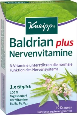 Kneipp Kneipp Baldrian plus Nervenvitamine 40 St Dragees – Produktbild 1 von 1