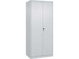 C+P C+P Wäsche-Spind Classic PLUS, 2 Abteile, 1850x800x500mm, Lichtgrau/Lichtgrau – Produktbild 1 von 1