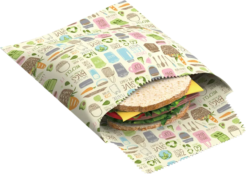 nuts innovations nuts innovations Sandwich und Snack Beutel 2er Set zero waste – Produktbild 2 von 2