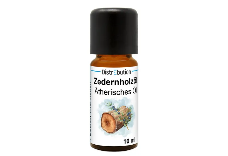 DistrEbution Duftöl Ätherisches Öl, Zedernholzöl, 100% Naturrein, Für Kerzen und Kosmetik – Produktbild 6 von 6