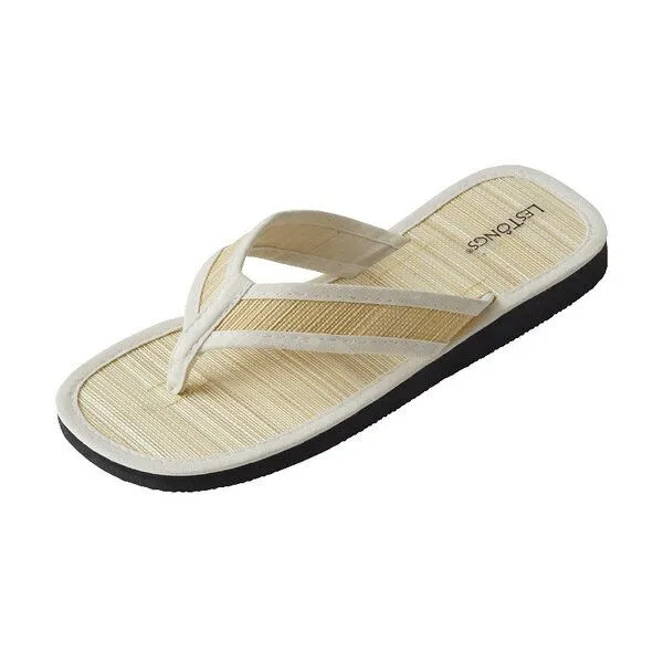 Les Tôngs Les Tôngs Juncus-V - Offene & vegane Zimtsandalen mit Zimtsohle Flip Flops, Natur, – Produktbild 2 von 4