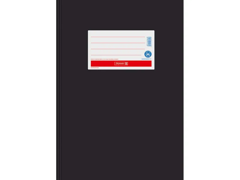 BRUNNEN BRUNNEN Heftumschlag "Premium" aus Papier extrastark, DIN A4, Schwarz, – Produktbild 1 von 1