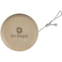 Memo Holz-Jojo 55 mm, FSC-zertifiziert mit Fingerschlaufe – Produktbild 1 von 1