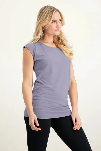 Urban Goddess Urban Goddess Lockeres Asana-Yoga-Shirt, Lilac (lila), – Produktbild 2 von 4