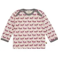 loud + proud loud + proud Babys & Kinder, Shirt Langarm, GOTS-zertifiziert, Grape (rosa), – Produktbild 1 von 2