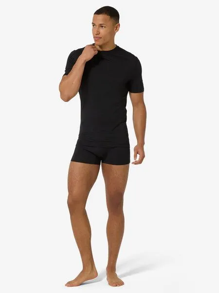 Super.Natural Super.Natural M BIO BASE TEE für Herren, Merino, Jet black, – Produktbild 3 von 4
