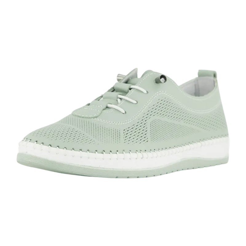 Cosmos Comfort Cosmos Comfort Bequeme Schnürschuhe für Damen, grün, Größe 42 EU, Grün, – Produktbild 1 von 5