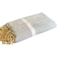 Just Be Just Be Hamamtuch / Strandtuch Maxi XL Pied de Lion, Hellgrau, – Produktbild 1 von 1