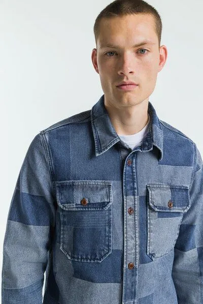 Kings Of Indigo Kings Of Indigo KOGYOKU | JACQUARD DENIM, Jacquard denim, – Produktbild 3 von 4