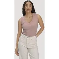 hessnatur hessnatur Softrib Top Fitted aus Bio-Baumwolle und TENCEL Modal, Rosé, – Produktbild 1 von 1