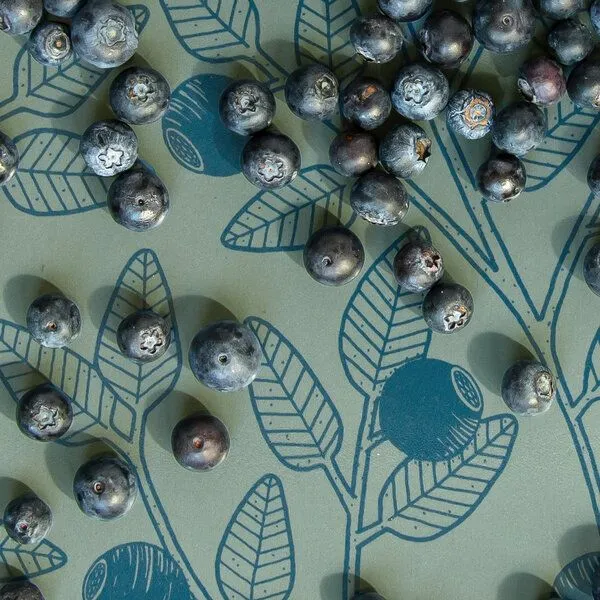 Cmig Cmig großes quadratisches Tablett Blaubeeren, Grün, – Produktbild 3 von 4