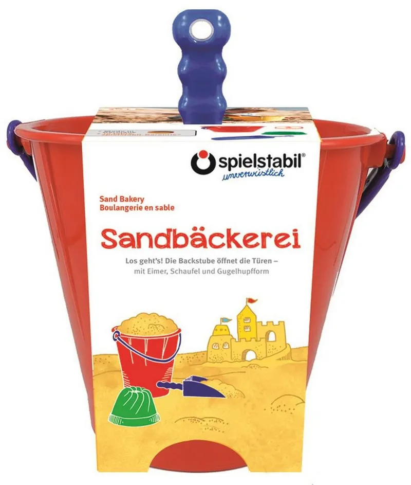 Spielstabil Spielstabil Sandbäckerei classic 3-teilig 21 x 23,5 x 19 cm, Mehrfarbig, – Produktbild 2 von 2
