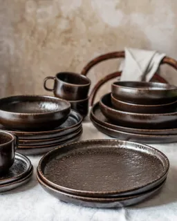 Gipfelstück Gipfelstück Glockenklang Kaffeeuntertassen-Set, Steinzeug – Produktbild 1 von 1