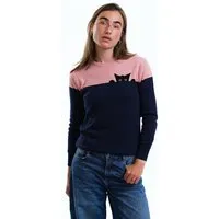 Gary Mash GARY MASH Strickpullover Anoka aus Biobaumwolle, Katze (blau), – Produktbild 1 von 1