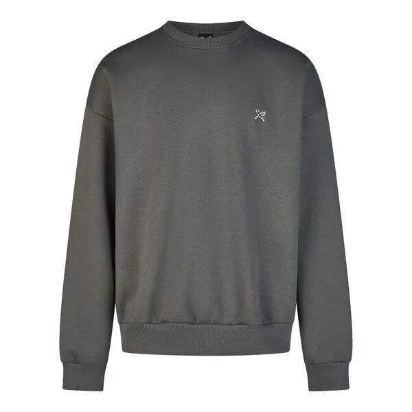 Iriedaily Iriedaily Flagloose Crewneck, Dark jungle (grün), – Produktbild 1 von 3