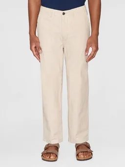 KnowledgeCotton Apparel KnowledgeCotton Apparel Herren Hose "FLINT wide slub yarn pants" von Knowledge Cotton Apparel - VEGAN – Produktbild 1 von 1