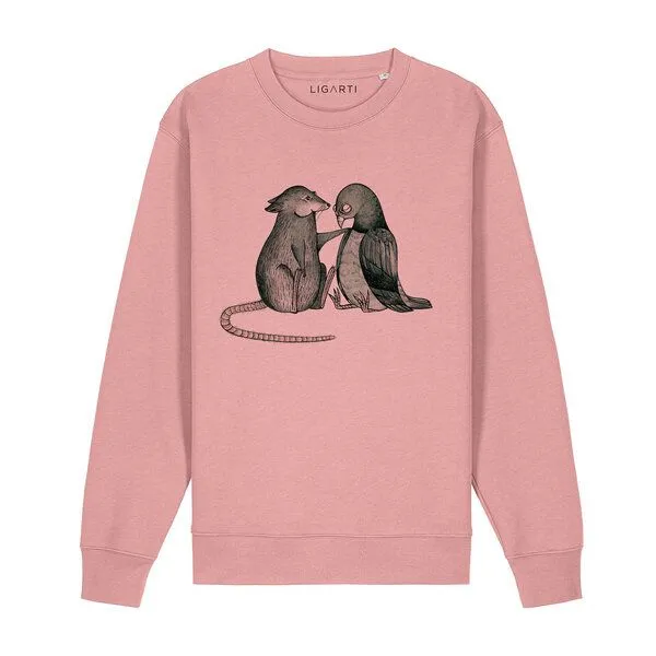 LIGARTI Pullover – You Are Perfect – LIGARTI Tiermanufaktur, Hellgrau, – Produktbild 3 von 3