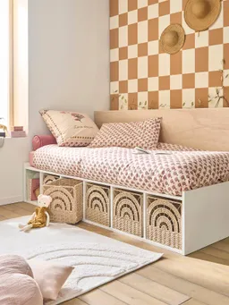 Vertbaudet Kinderbett SQUARE mit 6 Fächer 90x190 cm – Produktbild 1 von 1