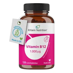 R(h)ein Nutrition Vitamin B12 1.000 µg Lutschtabletten vegan – Produktbild 1 von 1