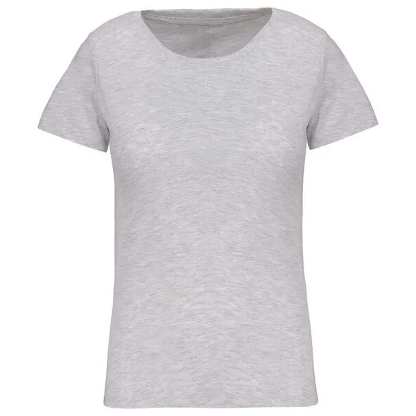 Greenspired Greenspired Damen Basic Bio Rundhals T-Shirt 145 g/m² XS- 3 XL, Meliertes grau, – Produktbild 1 von 1