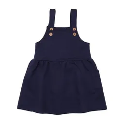Walkiddy Kinder Latzkleid GOTS zertifiziert, Bio-Baumwolle, navy, weich & elastisch, bequem, Alltag – Walkiddy – Produktbild 1 von 1