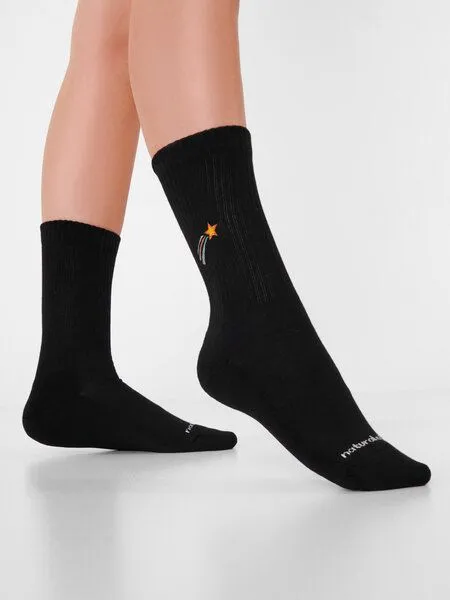 Natural Vibes Natural Vibes Tennissocken Universe | World Socken | Shooting Star Socken | BIO GOTS-zertifiziert | Bunte Socken | Herren Damen Socken, Star, – Produktbild 1 von 3