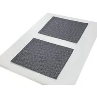 Nature by Adam Nature by Adam Tischset 2er Pack aus 100% Bio-Baumwolle - Made in Germany - Graphic Ventus Light, Dunkelblau, – Produktbild 1 von 1
