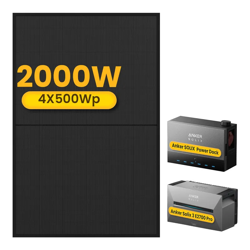 Anker Anker Solarbank 3 E2700 Pro mit Power Dock Multisystem, mit 4 x 500 Bifaziale Solarmodule, by Powerness (deal) - ohne Smart Meter / Standardversand – Produktbild 1 von 1