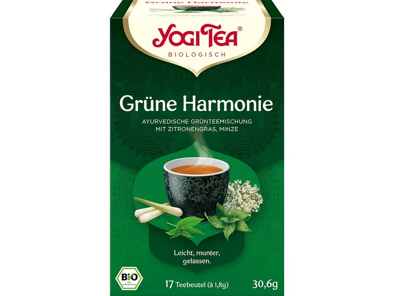YOGI TEA Yogi Tea Grüne-Harmonie-Tee im Beutel – Produktbild 1 von 3