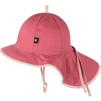 Pure pure by Bauer PURE PURE by Bauer Baby und Kinder Sonnenschutz Mütze mit Bindebändern UV 50 mauve Gr. 47, Rosa, pink, – Produktbild 1 von 1