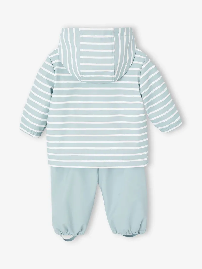 Vertbaudet Jungen Baby-Set, Graublau, – Produktbild 1 von 4