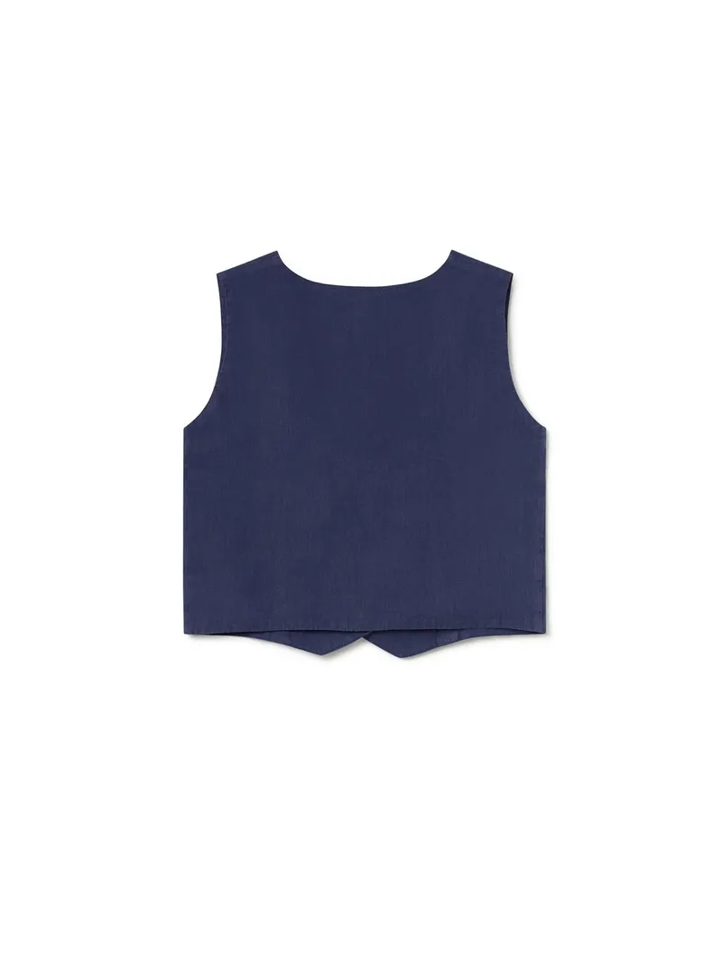 TWOTHIRDS TWOTHIRDS Damen vegan Weste Ukonkivi Blaue Nacht, Extra dunkelblau, – Produktbild 2 von 2
